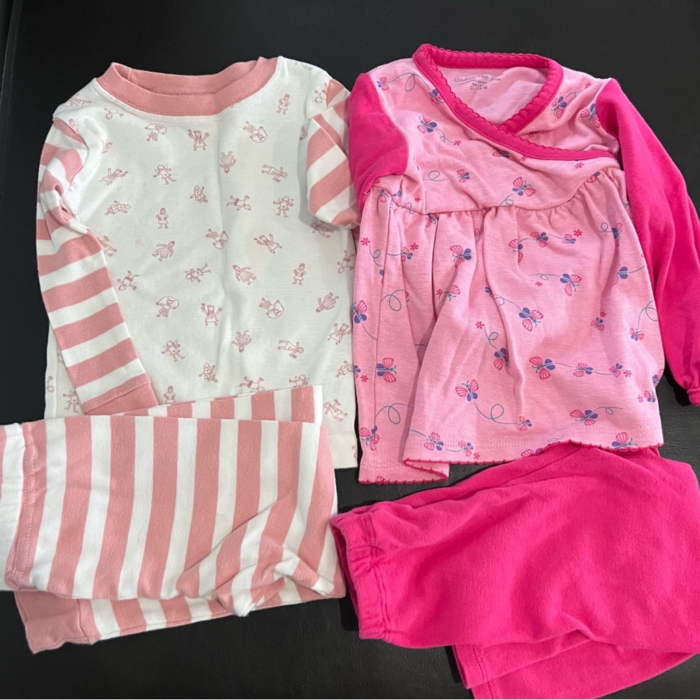 2 pairs of Under the Nile Organic Cotton PJ’s